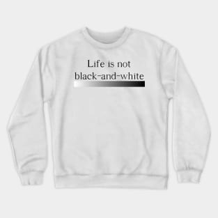 Black and white Crewneck Sweatshirt